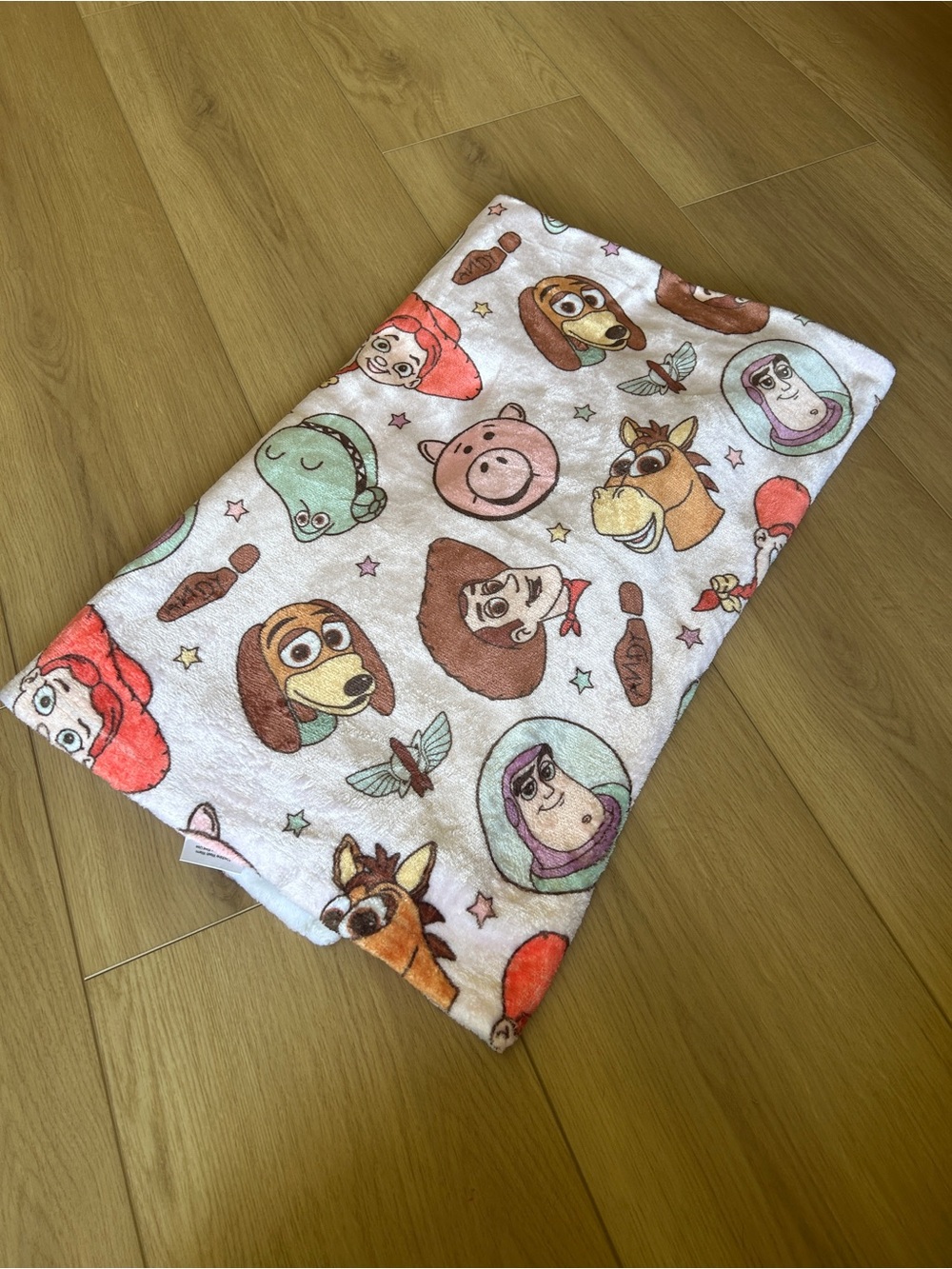 Kids Plush Character Throw Blanket - Multicolor